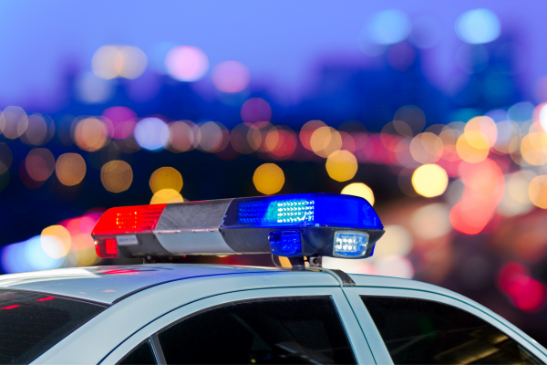 Police car lightbar - symbolizing innovation and leadership with interMsolve technology.